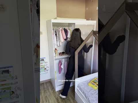 Guarda-Roupa Solteiro Madesa Luke 2 Portas de Correr com Espelho Branco