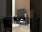 Rack para TV até 65 Polegadas com Pés Preto Turim Madesa