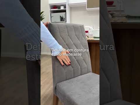 Kit 2 Cadeiras de Jantar 4256 Rustic/Silver Madesa