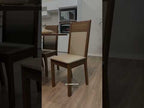 Conjunto Sala de Jantar Lousiana Madesa Mesa Tampo de Madeira com 6 Cadeiras Rustic/Crema/Sintético Bege