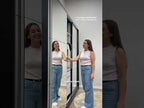 Guarda-Roupa Casal 100% MDF 3 Portas de Correr de Espelho Preto Madesa Royale