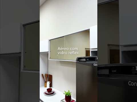 Armário de Cozinha Completa 300cm Branco Diamante Madesa 02