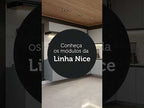 Armário de Cozinha Completa 240 cm Suspensa Cinza Nice Madesa 07